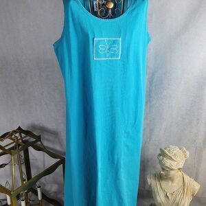 Butterfly 100% Cotton Dress Size L